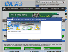 Tablet Screenshot of ok-code-promo.com